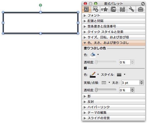 長方形を描く