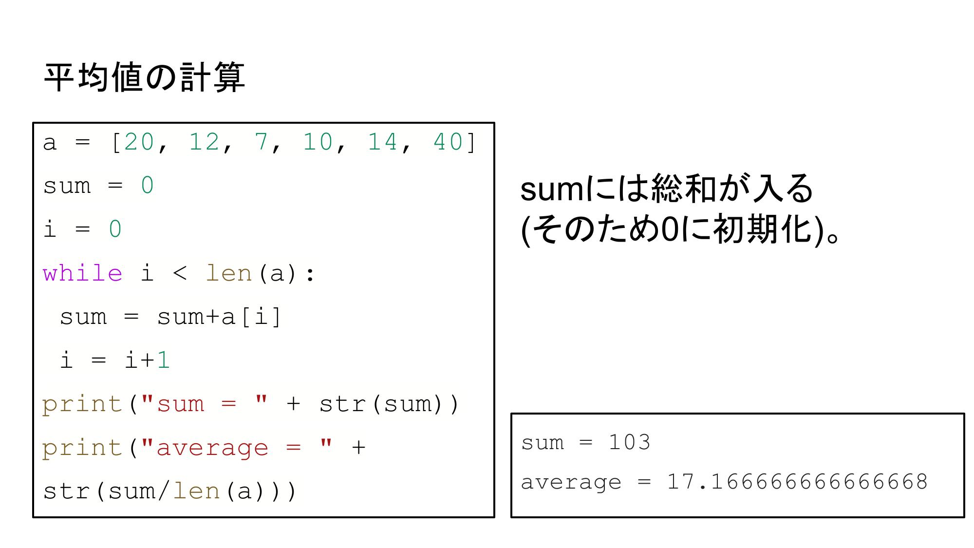 1 プログラムの基本