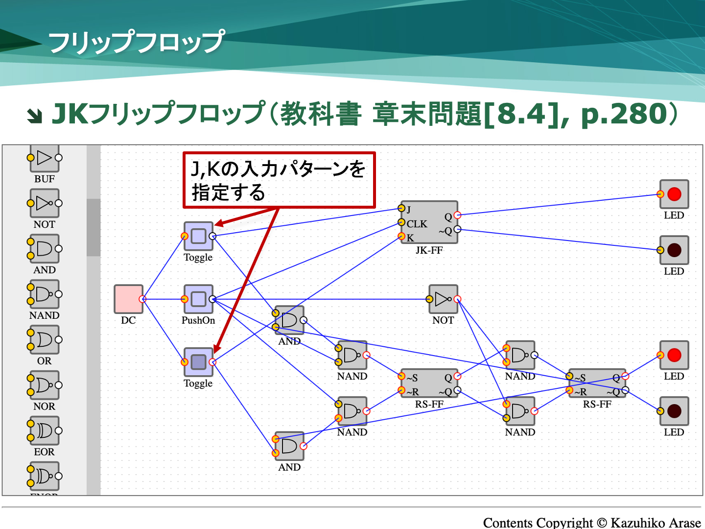 JKフリップフロップ1